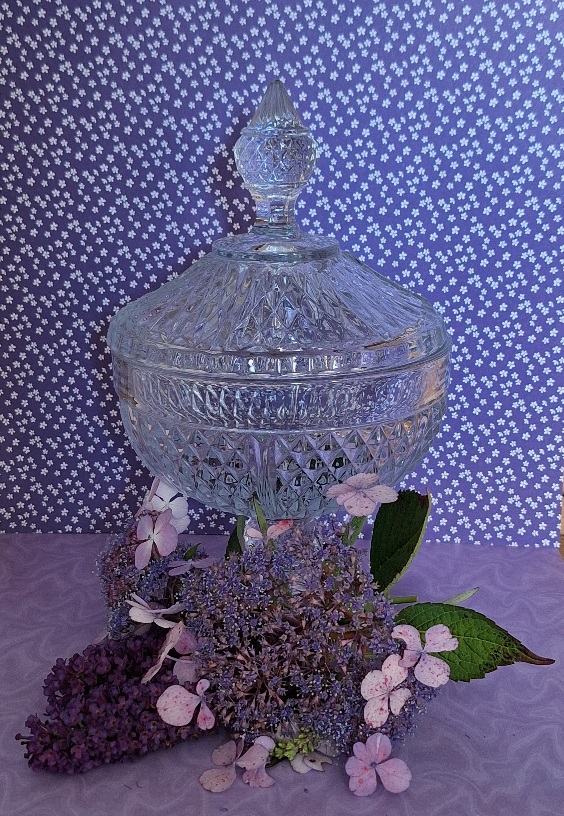 1 Grote Glazen Suikerpot