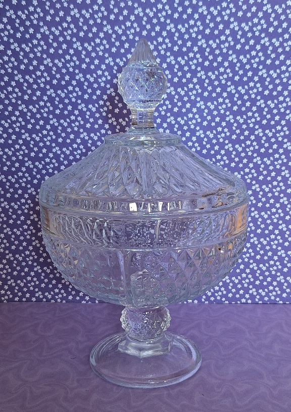 1 Grote Glazen Suikerpot