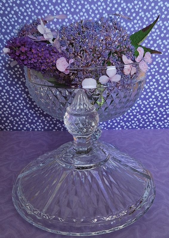 1 Grote Glazen Suikerpot