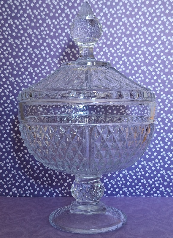 1 Grote Glazen Suikerpot