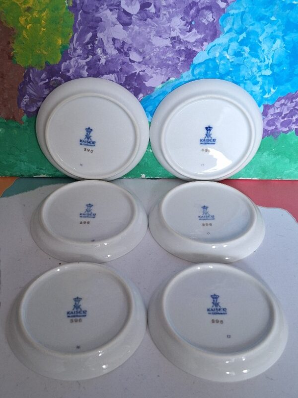 1 Set Petit Fours Schaaltjes Veldbloemen