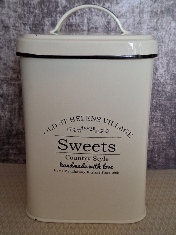 Emaille Voorraadbus Sweets Met Deksel