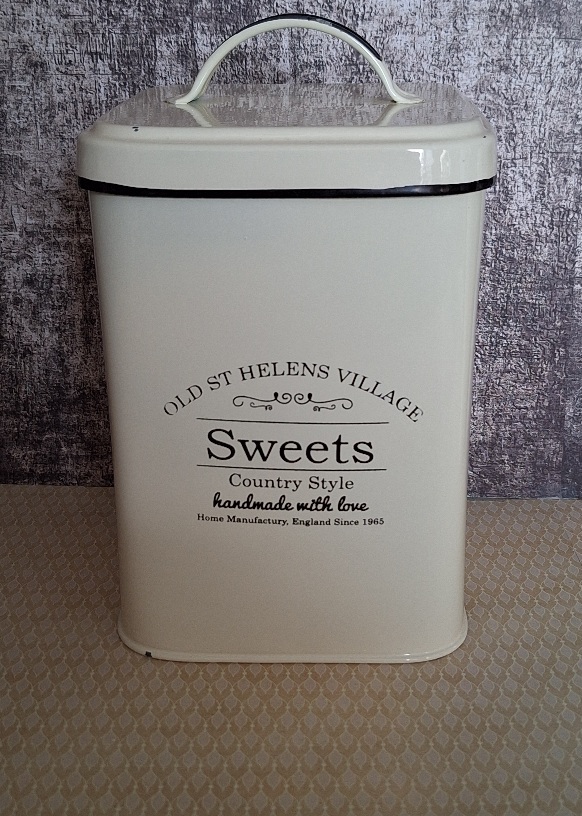 Emaille Voorraadbus Sweets Met Deksel