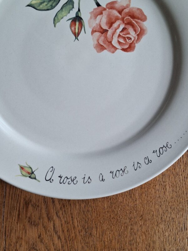 Groot Serveerbord Jet a Rose is a Rose