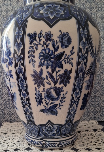 Oudhollanse Vaas Delftsblauw Decor