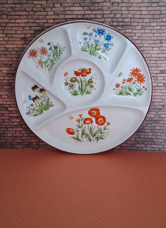 Retro Gourmetbord Wildflowers