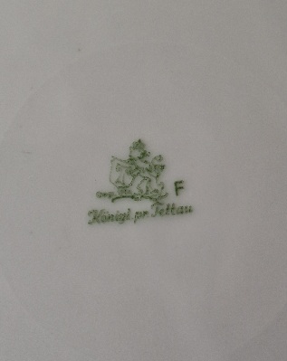 1 Dinnerbord Königl. PR Tettau