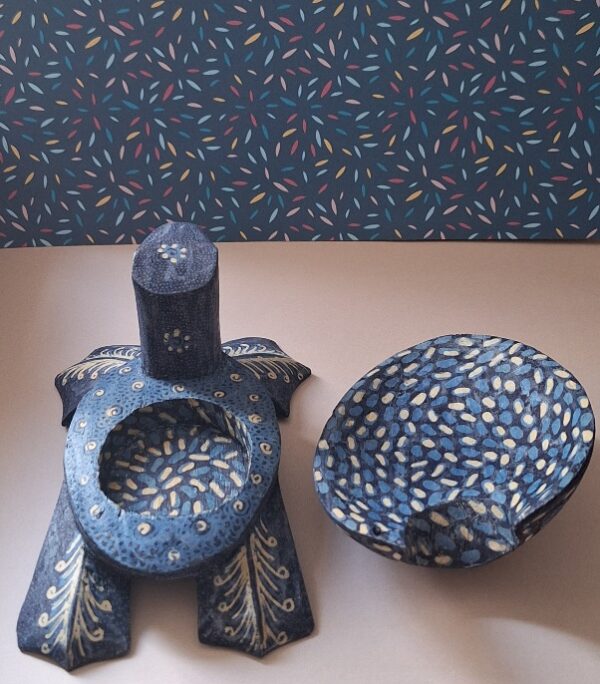 Dekseldoos Schildpad Handgemaakt