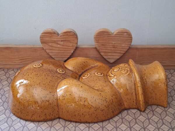 Grote Puddingvorm Sneeuwman Keramiek