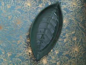 Bladschaaltje Keramiek Groen