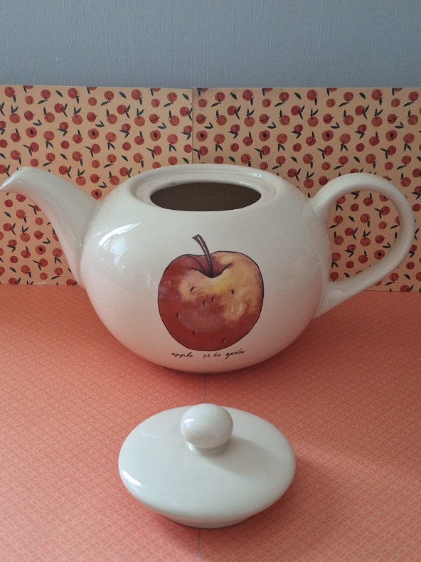 2 delig Rechaud En Theepot Jet Appel