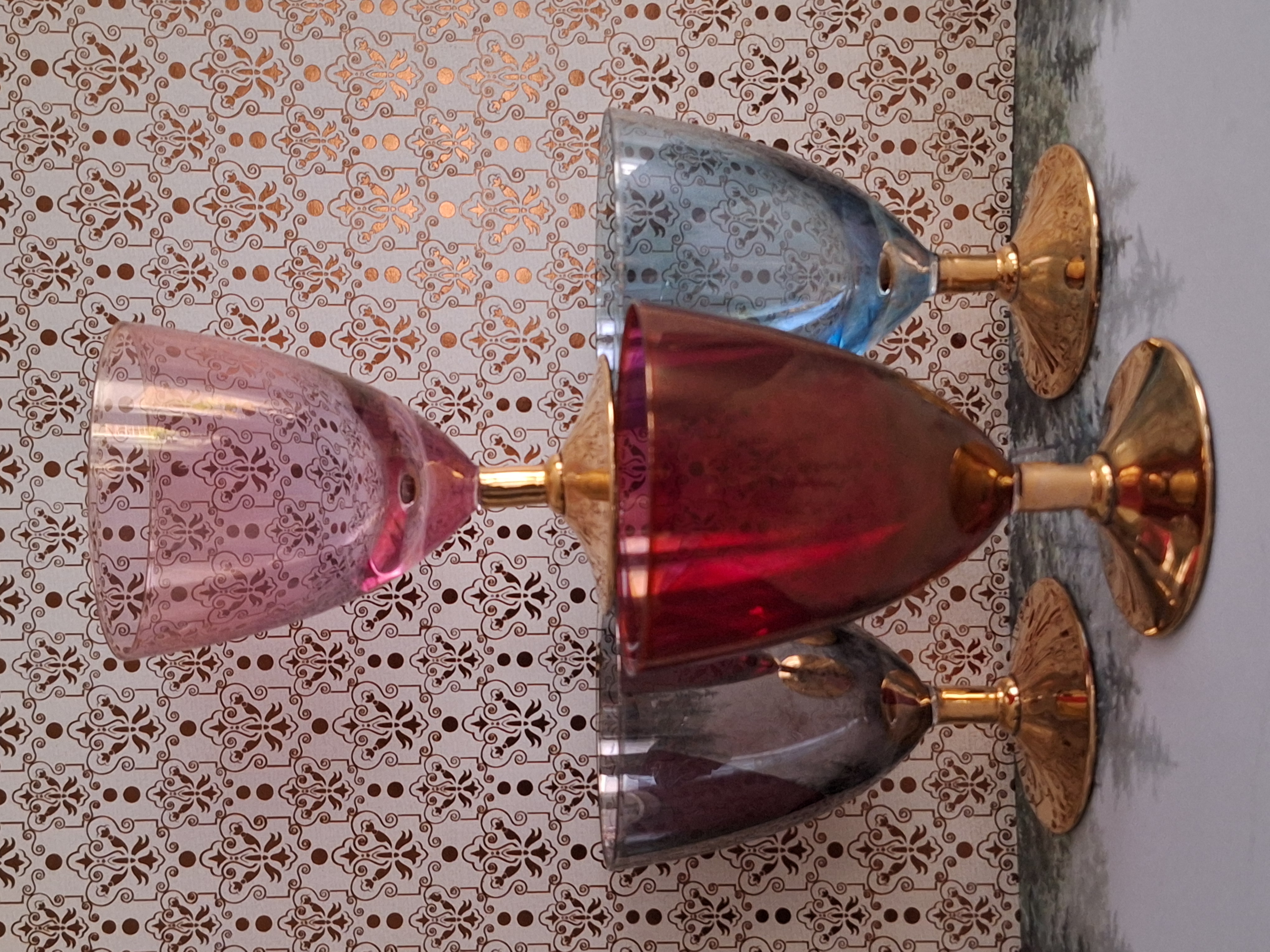 4 Gekleurde Likeur Glaasjes