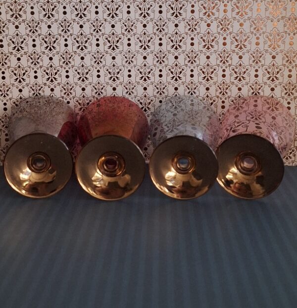 4 Gekleurde Likeur Glaasjes