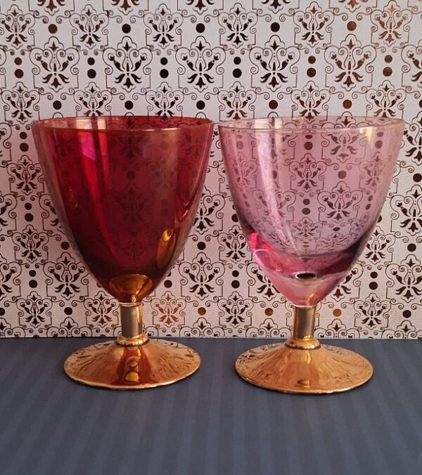 4 Gekleurde Likeur Glaasjes