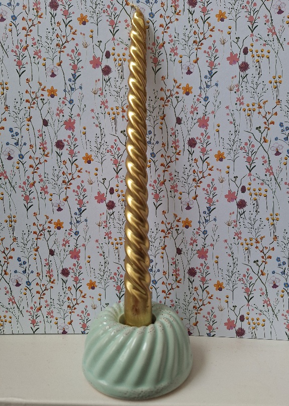 Kaarsenhouder Mini Tulband Pastelgroen