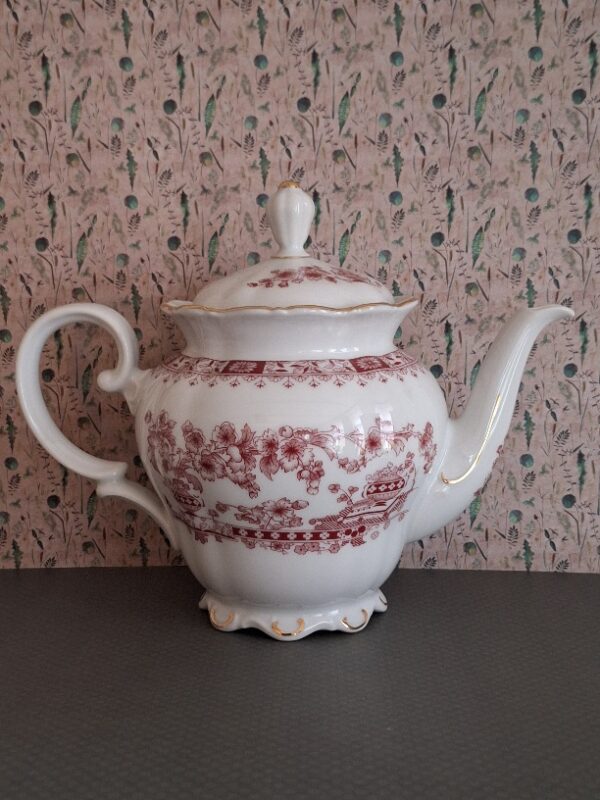 Theepot Seltmann Weiden Bavaria Theresia Red