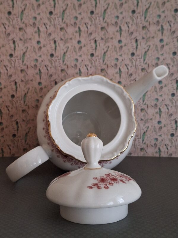 Theepot Seltmann Weiden Bavaria Theresia Red