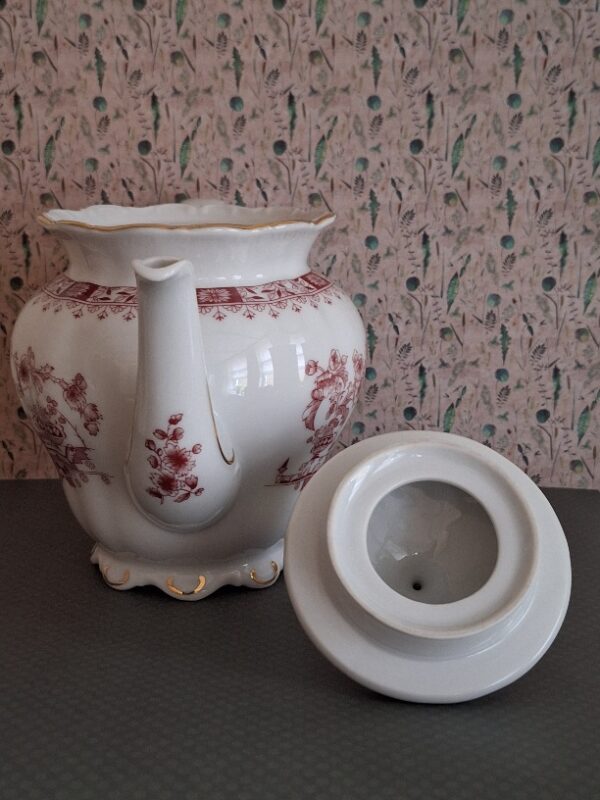 Theepot Seltmann Weiden Bavaria Theresia Red