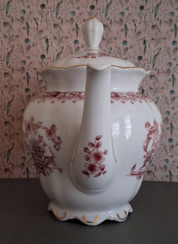 Theepot Seltmann Weiden Bavaria Theresia Red