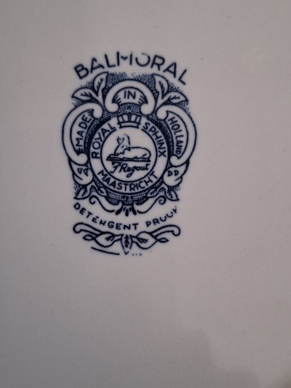 Ontbijtbord Balmoral Royal Sphinx Maastricht