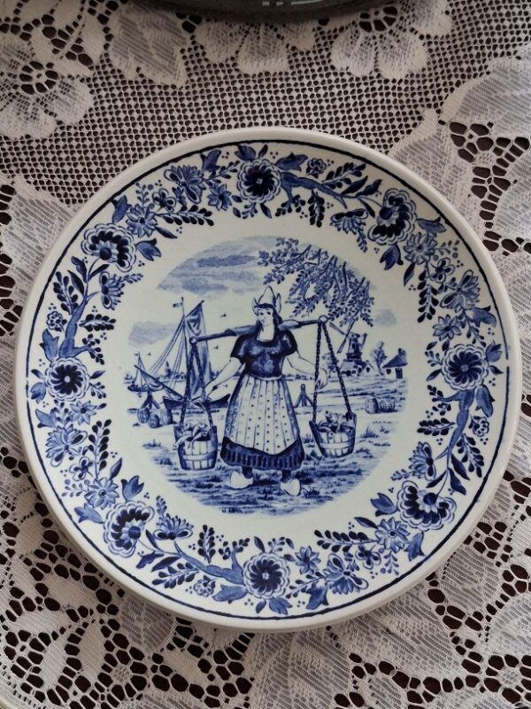 Wandbord Delftsblauw Boch Belgium