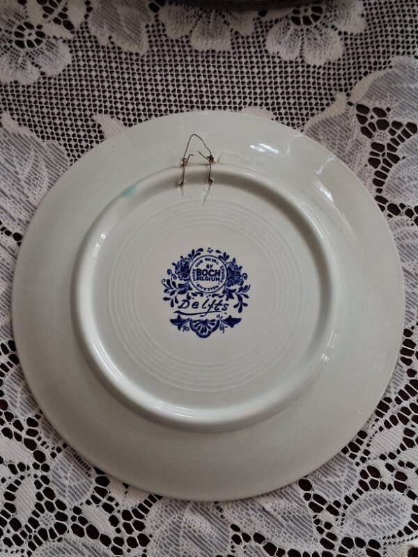 Wandbord Delftsblauw Boch Belgium