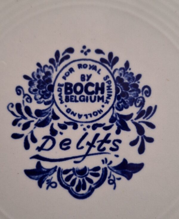 Wandbord Delftsblauw Boch Belgium