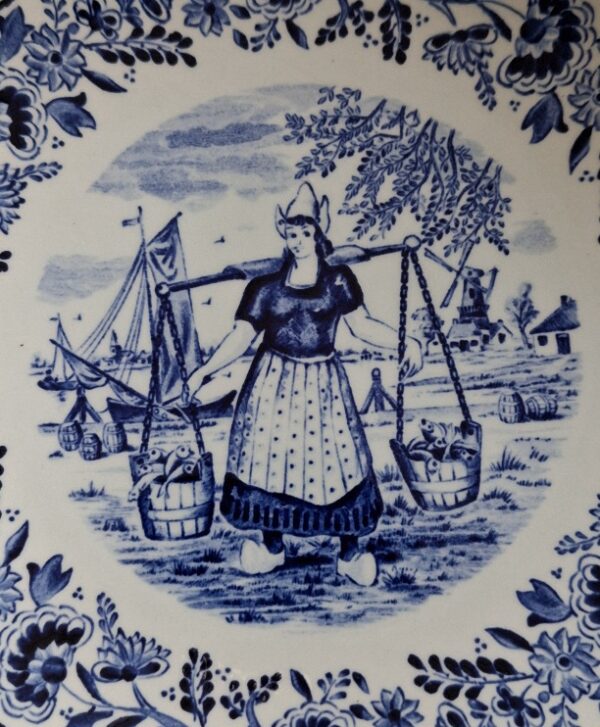 Wandbord Delftsblauw Boch Belgium