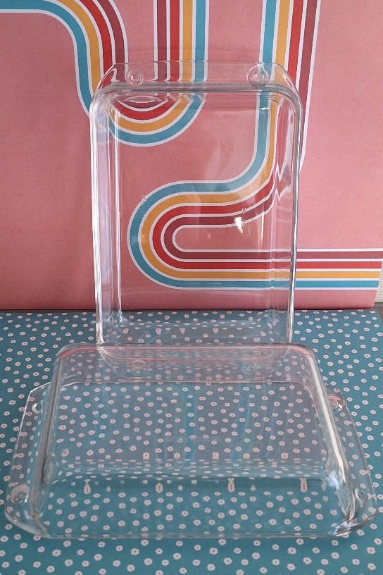 Vintage Glazen Kaasdoos Arcuisine France