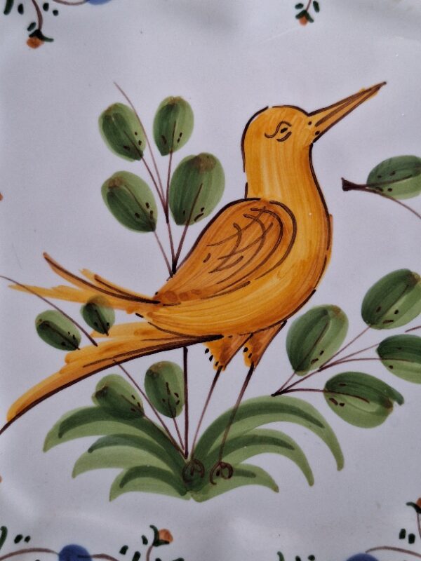 Wandbordje Portugal Handbeschilderd Paradijsvogel