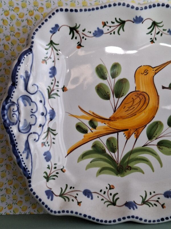 Wandbordje Portugal Handbeschilderd Paradijsvogel