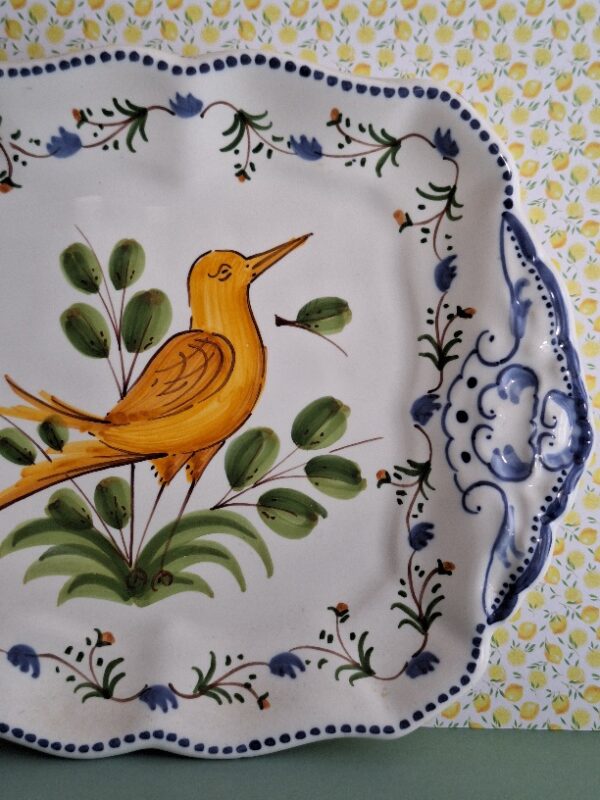 Wandbordje Portugal Handbeschilderd Paradijsvogel