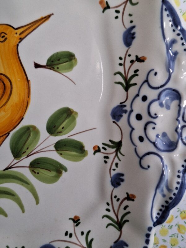 Wandbordje Portugal Handbeschilderd Paradijsvogel