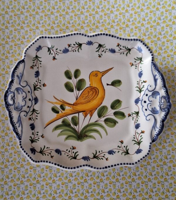 Wandbordje Portugal Handbeschilderd Paradijsvogel