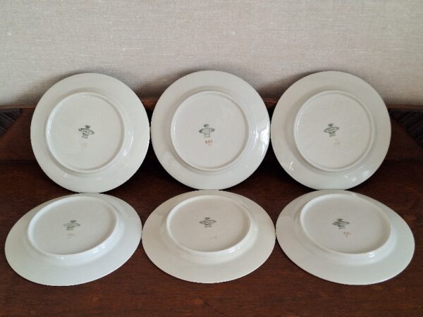 6 Gebaksbordjes Hutschenreuther Evelyn