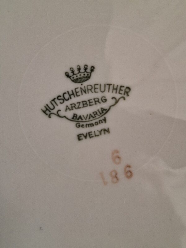 6 Gebaksbordjes Hutschenreuther Evelyn