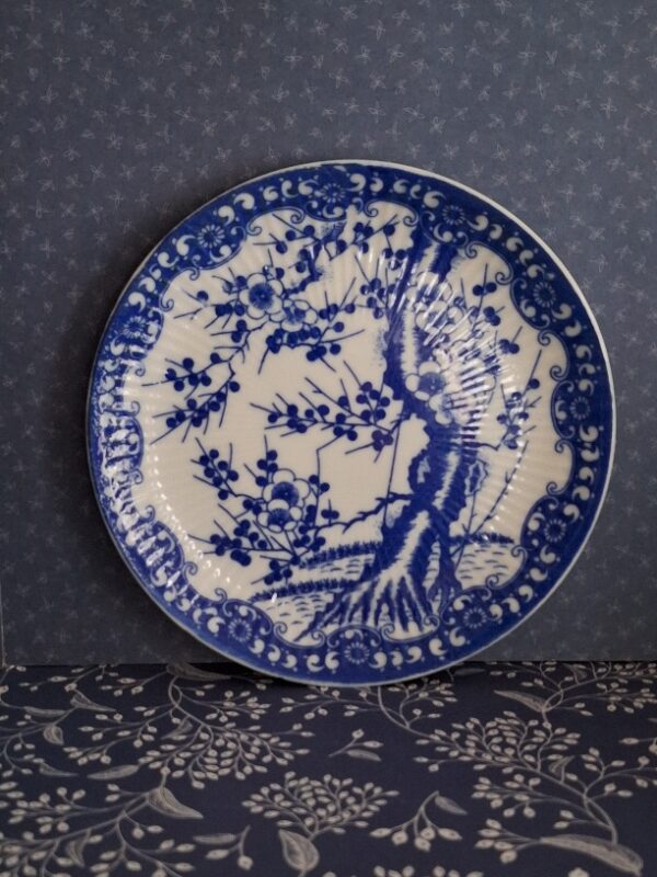 4 Japanse Gebaksbordjes Prunus Blossem