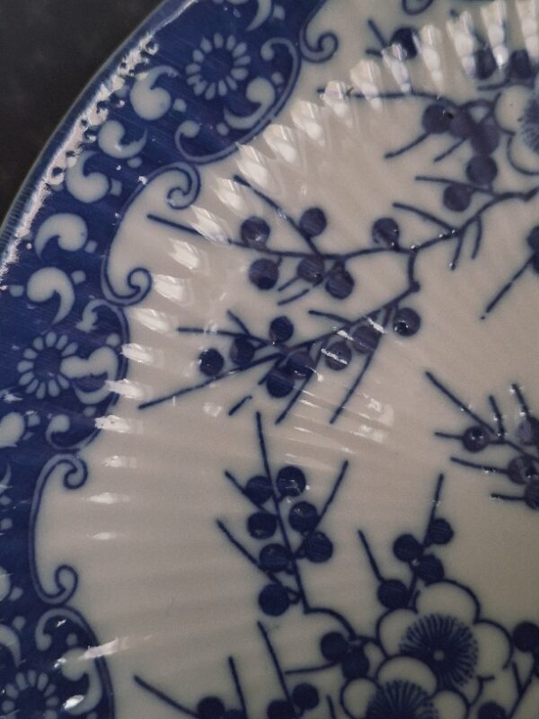 4 Japanse Gebaksbordjes Prunus Blossem