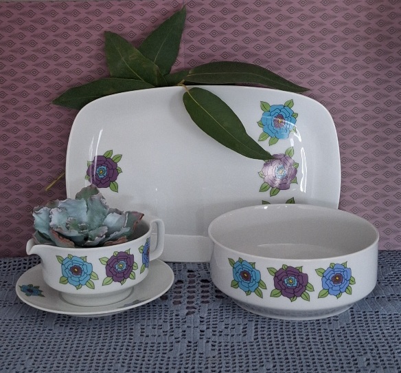 4 Delig Vintage Servies Eschenbach