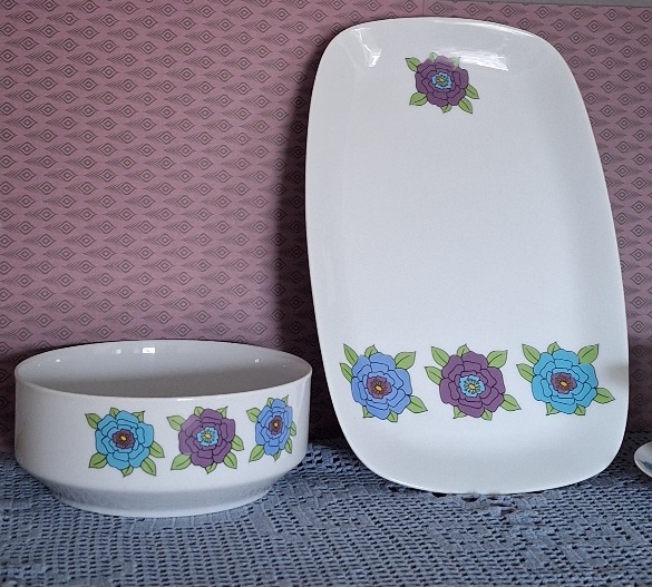 4 Delig Vintage Servies Eschenbach