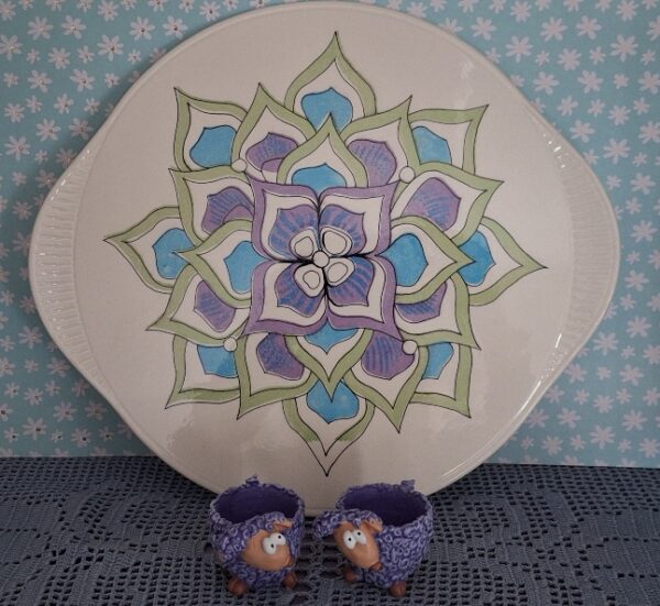 Taartschaal Edelkeramik Gründstadt