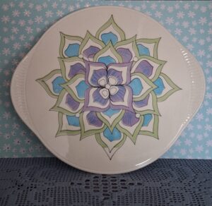 Taartschaal Edelkeramik Gründstadt