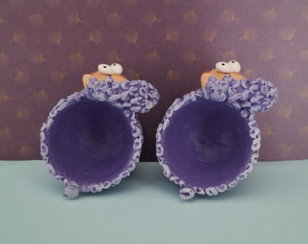 Set 2 eierdopjes Schaapjes