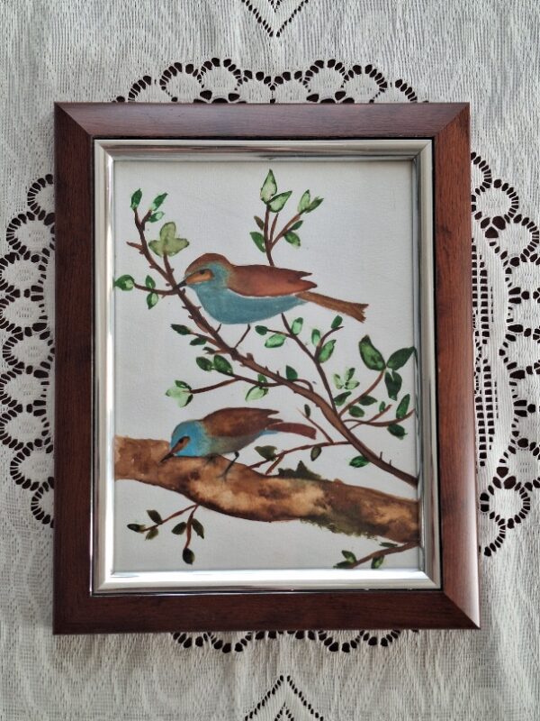 Fotolijst Met Aquarel Vogeltjes