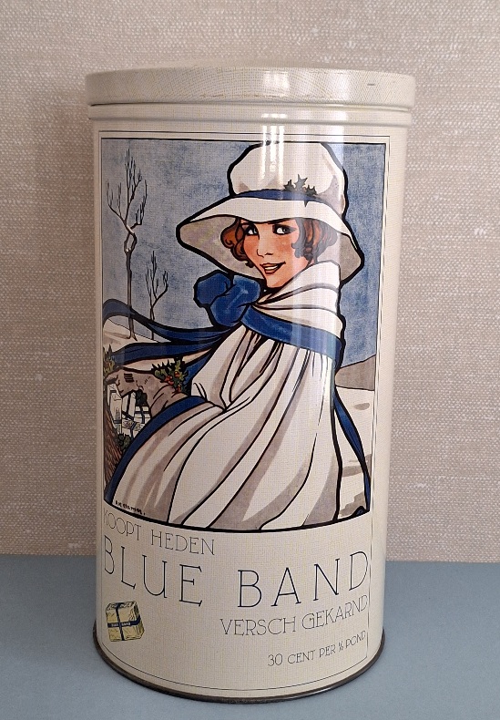 Vintage Beschuitbus Blue Band