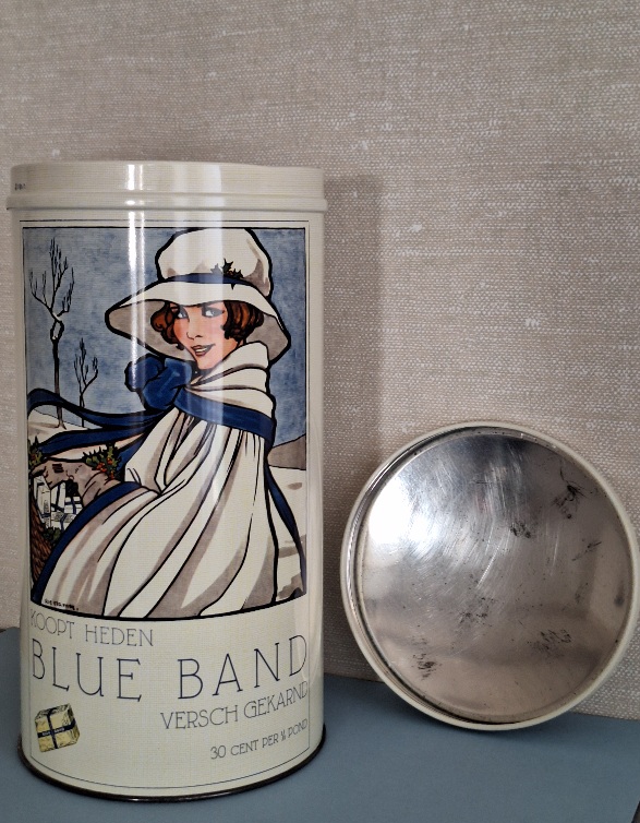 Vintage Beschuitbus Blue Band
