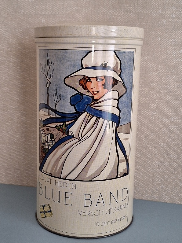 Vintage Beschuitbus Blue Band