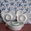 Set 4 Eierschaaltjes Kip Wit