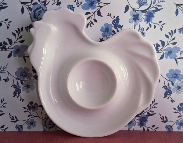 Set 4 Eierschaaltjes Kip Wit