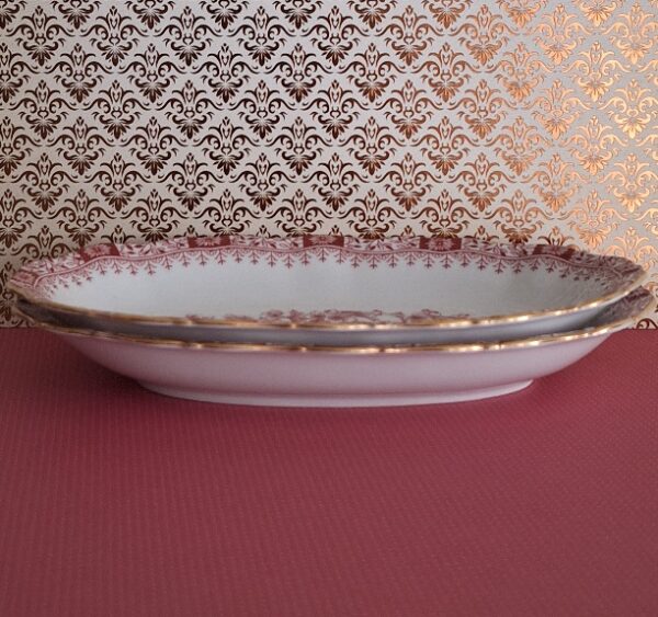 2 Zuurschaaltjes Seltmann Weiden Bavaria Theresia Rood